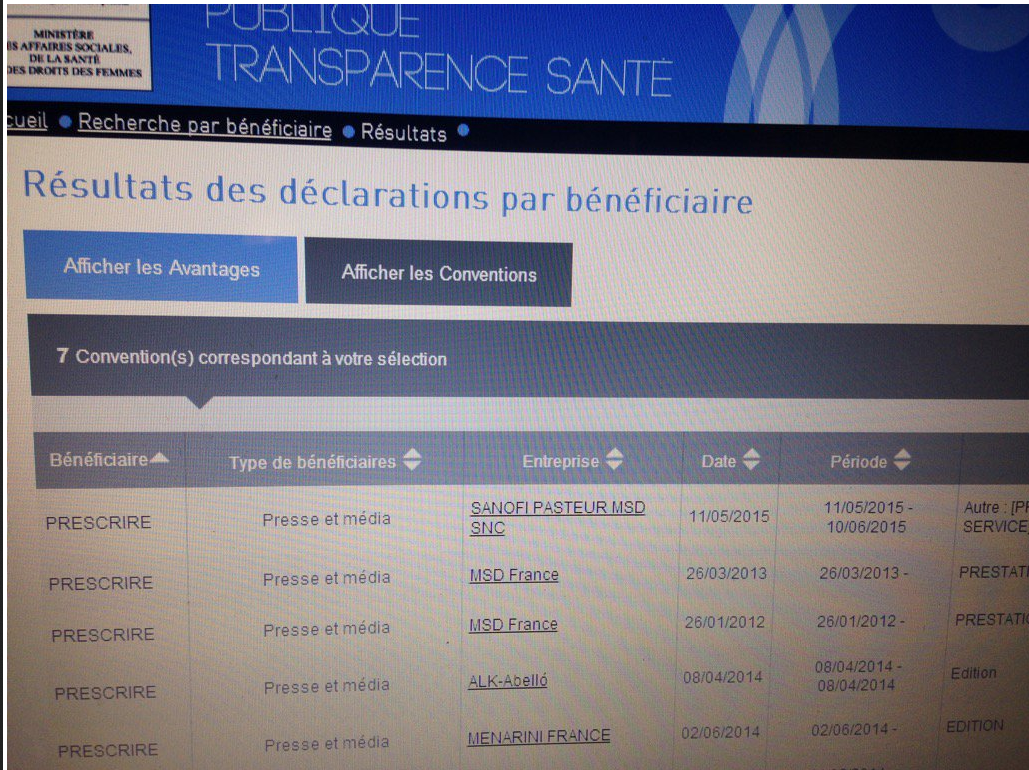Prescrire