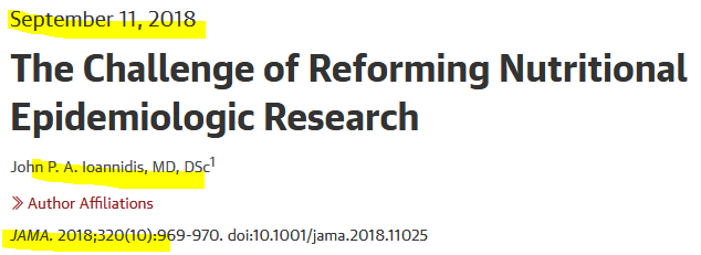 US Health system reform ioannidis 2018