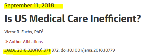 USA health care system 0